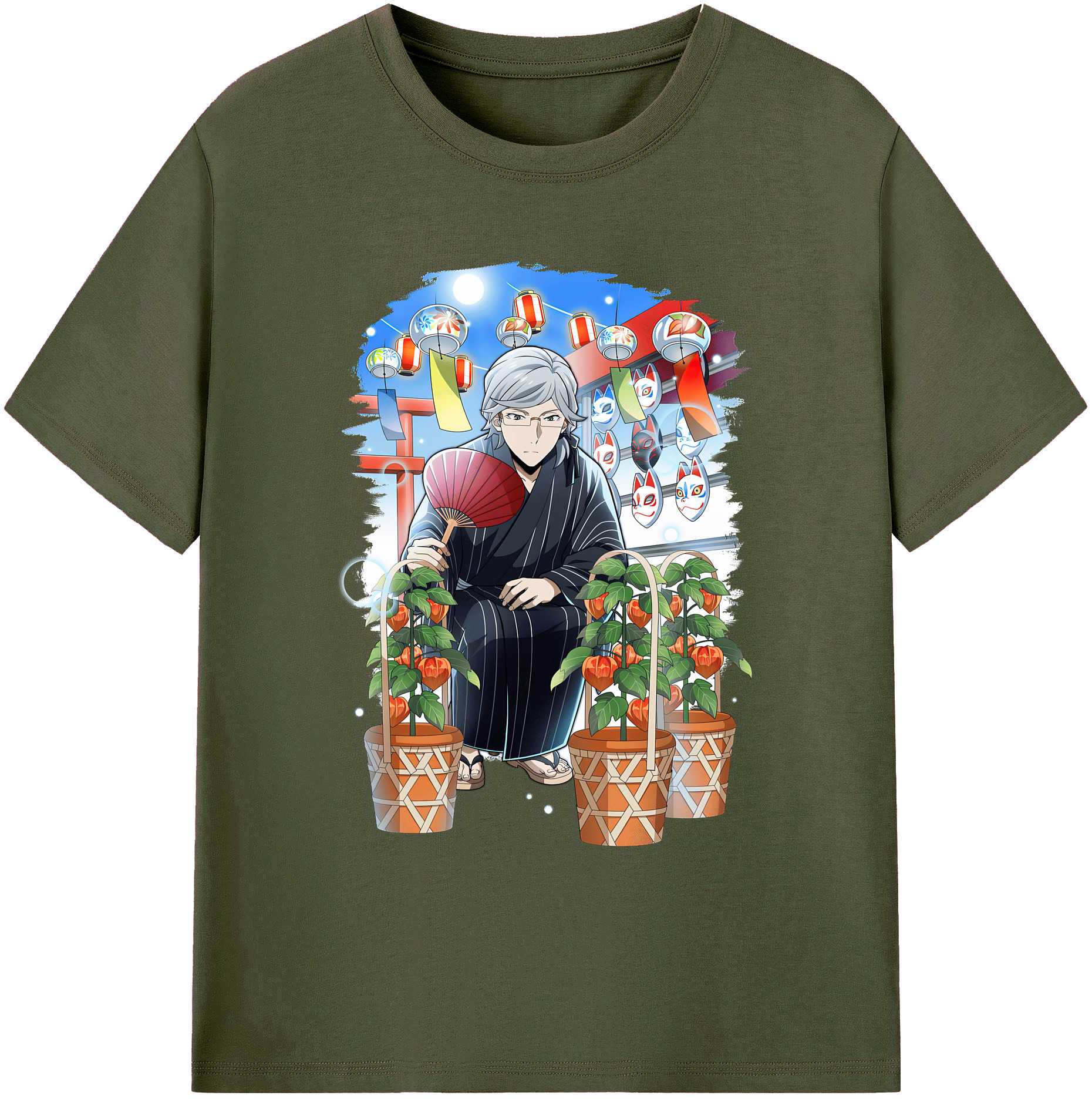 （画像用） 文豪ストレイドッグス Bungo Stray Dogs 綿100％ メンズ半袖Tシャツ｜肌触りやわらか＆通気性